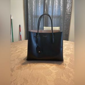Kate Spade New York Handbag Eva Medium Zip Top Satchel Bag Black